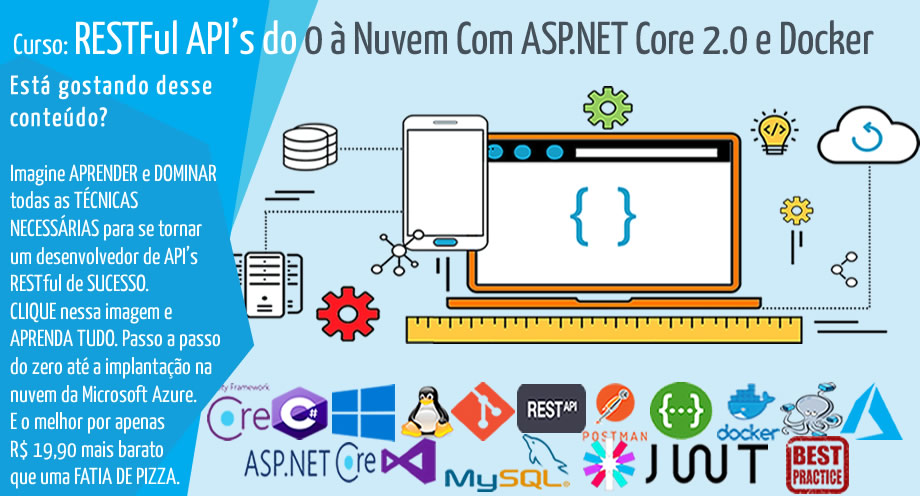 RESTFul API's do 0 à Nuvem Com ASP.NET Core 2.0 e Docker